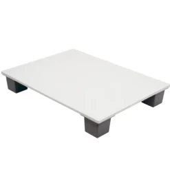 GILAC Palette rectangulaire blanc plastique 60x80x11 cm 500 kg Clearance