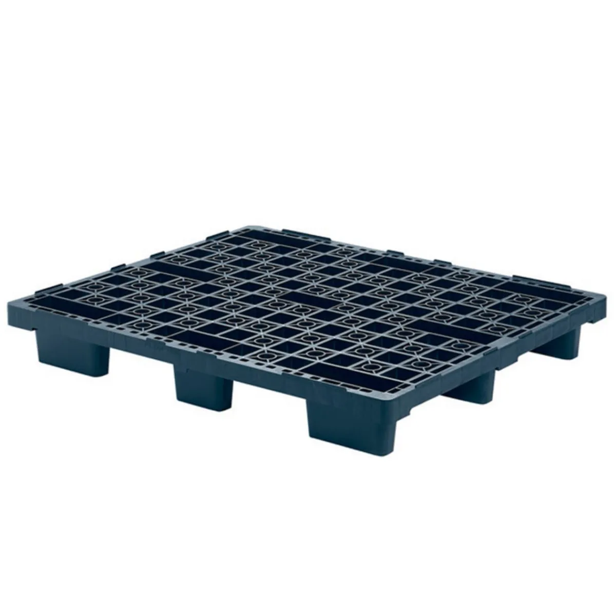 Palette rectangulaire noir plastique 10x12x16 cm 2000 kg - GILAC New