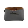 SONOLYS Panier carré gris PVC 10x10x7 cm Origami Clearance
