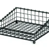 Panier carré noir acier 30,5 cm Grand Master - TABLECRAFT