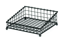 Panier carré noir acier 30,5 cm Grand Master - TABLECRAFT