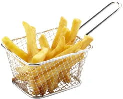 Panier à frites rectangulaire inox 10 cm - PRO.MUNDI Online