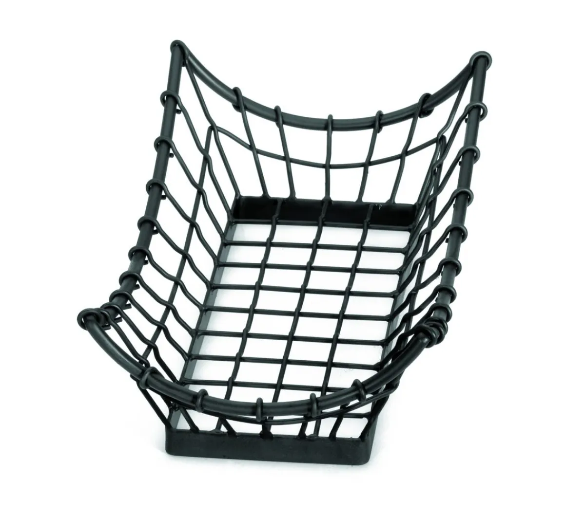 Panier rectangulaire noir acier 38 cm Grand Master - TABLECRAFT Online