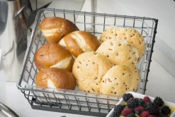 Panier rectangulaire noir acier 32 cm Grand Master - TABLECRAFT Sale