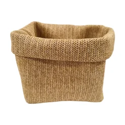 Panière de buffet polypropylène (pp) paille 20x20x15 cm Pampa - SONOLYS Online