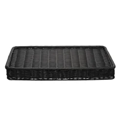 DEGRENNE Panière polypropylène (pp) noir 54x34x8 cm Evento Outlet