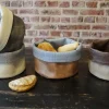 SONOLYS Panière rond beige PVC Ø 15 cm Sonoclean