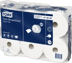 Papier hygiénique blanc ouate de cellulose Smartone (6 pièces) - TORK Outlet
