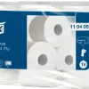 TORK Papier toilette blanc ouate de cellulose 19 m x 10 cm (6 pièces) Hot