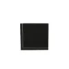 Paquet 25 serviettes cocktail noir coton 20x20 cm pliée en 4 Oxstal - PRO.MUNDI Discount