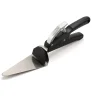 Pelle à tarte 35x9x10,5 cm inox Non cranté pleine ABS Push And Pull - DEGLON Sale