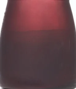 Photophore conique rouge Ø 8,2 cm 9 cm Soft Glow - SPAAS New