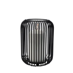 Photophore droit noir Ø 9,5 cm 16 cm Akzent - CANDOLA New