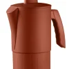 Pichet avec couvercle terracotta fibre végétale 1 L Liliroc - SAINT ROMAIN New