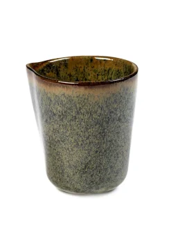 Pichet gris grès émaillé 19 cl Surface - SERAX New