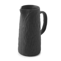 Pichet irrégulier Noir brut porcelaine culinaire 1,2 L Yli - REVOL Outlet