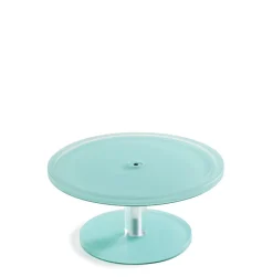 MEALPLAK Piédestal résine Nacryl® bleu lagon Ø 23 cm 11 cm Discount