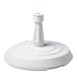 Pied de parasol rond blanc - Aucune Hot