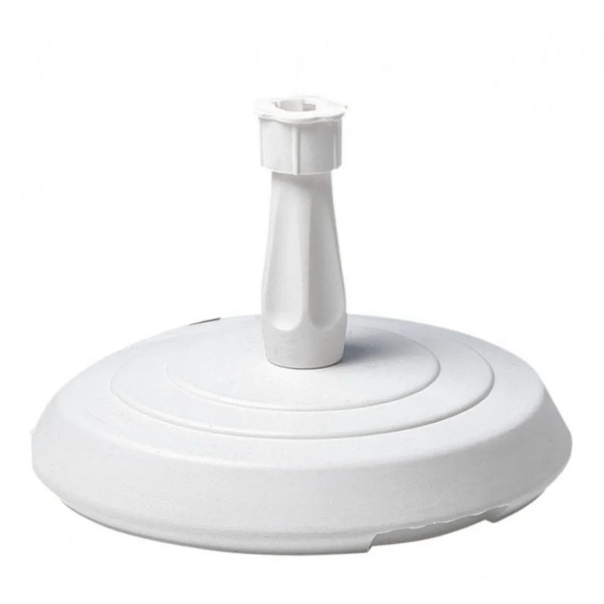 Pied de parasol rond blanc - Aucune Hot