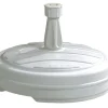 Aucune Pied de parasol rond blanc Clearance