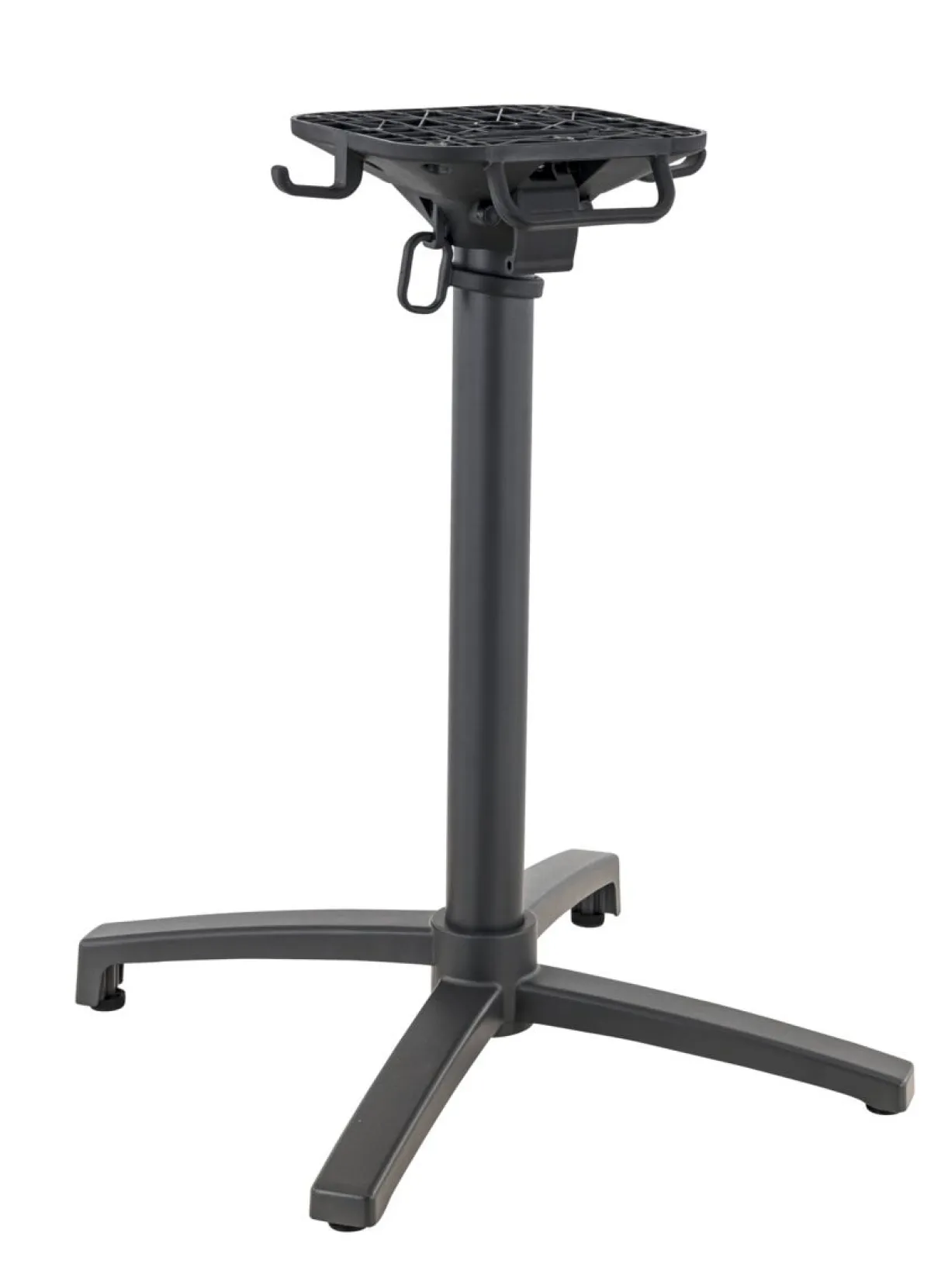 Pied de table avec système pliant d'extérieur gris anthracite Modena - FLEXMOB