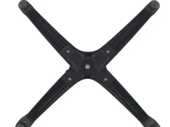 FLEXMOB Pied de table avec système pliant d'extérieur noir mat Kyoto