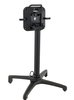 FLEXMOB Pied de table avec système pliant d'extérieur noir mat Kyoto