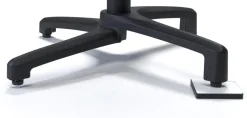 FLEXMOB Pied de table avec système pliant d'extérieur noir mat Kyoto
