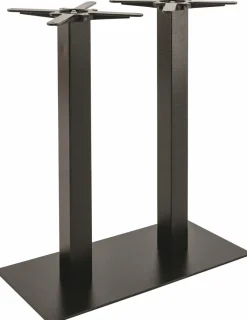 FLEXMOB Pied de table bar noir mat 75x40x108 cm Prato Clearance