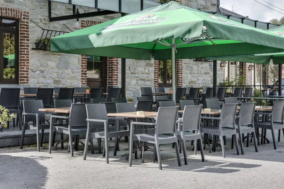 Pied de table bar noir 60x60x108 cm Empire - FLEXMOB Outlet