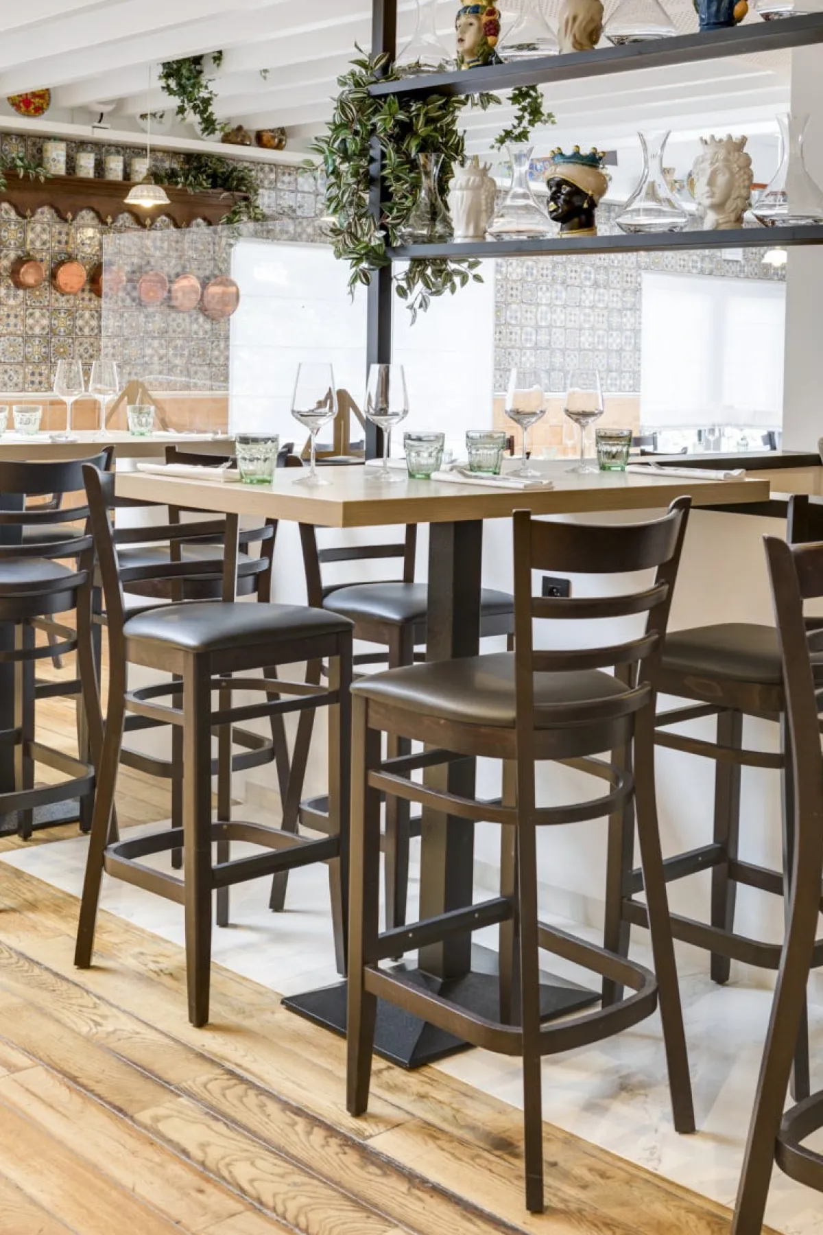 Pied de table bar noir 43x43x108 cm Rome - FLEXMOB Discount