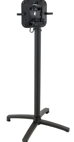 Pied de table de bar avec sytème pliant d'extérieur noir Modena - FLEXMOB New