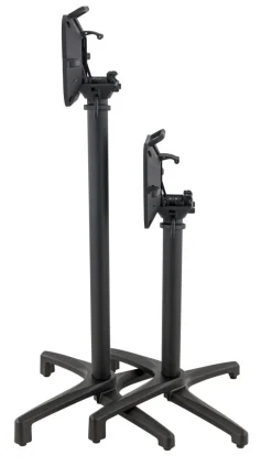 FLEXMOB Pied de table de bar avec sytème pliant d'extérieur noir mat Kyoto Outlet