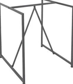 FLEXMOB Pied de table gun metal 70x70x72 cm Factory Online