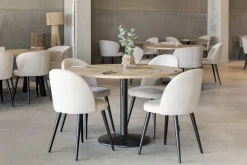 FLEXMOB Pied de table noir Ø 55 cm 73 cm Rome Discount