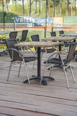 FLEXMOB Pied de table noir 66x66x73 cm Berlin Outlet