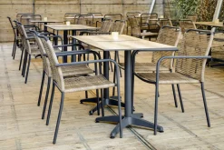 FLEXMOB Pied de table noir 63x63x73 cm Monza Best