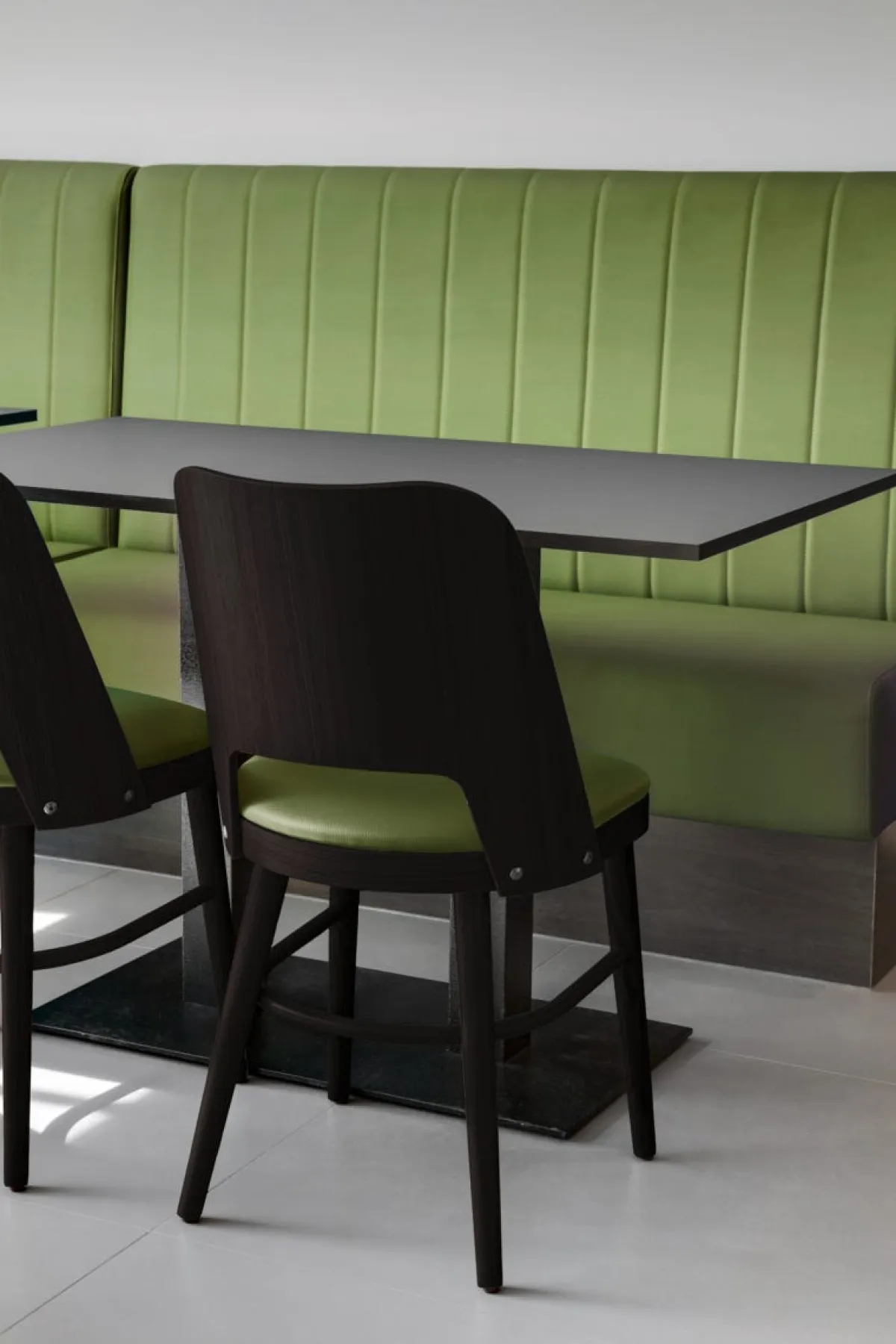 Pied de table noir 75x40x73 cm Prato - FLEXMOB New