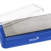 Pierre à affûter inox bleu 18x8,8x3,5 cm Abrasif diamant - DEGLON