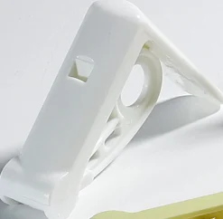 Aucune Pince nappes plastique blanc Best