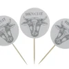 EARTH ESSENTIALS Piques à steak "bien cuit" 6,5 cm (100 pièces) Online