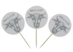 EARTH ESSENTIALS Piques à steak "bien cuit" 6,5 cm (100 pièces) Online