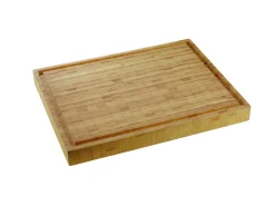 Planche à découper bambou 40x30x4 cm Oxstal (4 pièces) - PRO.MUNDI Discount