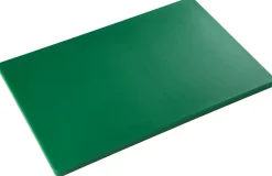 PRO.COOKER Planche à découper polyéthylène haute densité (pehd) vert 53x32,5x2 cm Sans rigole Réversible Sale