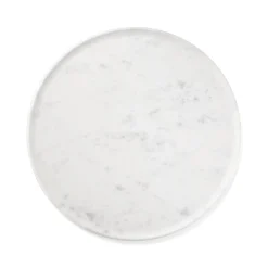 PLATEX Planche mélamine marbre blanc Ø 32,5 cm Matt Clearance