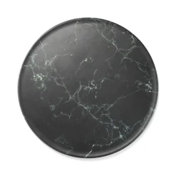 Planche mélamine marbre noir Ø 32,5 cm Matt - PLATEX Sale