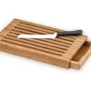 Planche à pain avec récupérateur de miettes bambou 41,3x26,3x5,5 cm - DEGLON