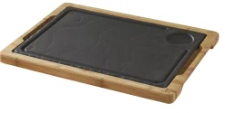 REVOL Planche rectangulaire bambou 37,5x28 cm Basalt