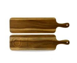 Planche rectangulaire marron acacia 54,4 cm Wood - DUDSON Outlet