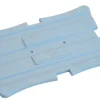 Plaque eutectique rectangulaire gris plastique 45 cm - ZEPE